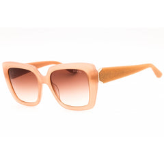 Guess Women's Sunglasses - Shiny Beige Acetate Cat Eye Full Rim Frame | GU7889 57F