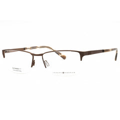 Joseph Abboud Men's Eyeglasses - Brown Metal Rectangular Half Rim Frame | JA4086 210