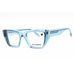 Karl Lagerfeld Women's Eyeglasses - Azure Rectangular Full Rim Frame | KL6153 450