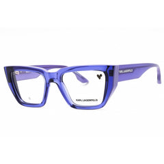 Karl Lagerfeld Women's Eyeglasses - Violet Rectangular Full Rim Frame | KL6153 541