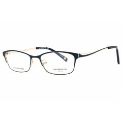 Liz Claiborne Women's Eyeglasses - Semi Matte Navy Metal Cat Eye Frame | L 461 0E8W 00