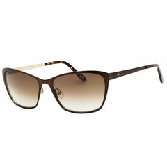 Liz Claiborne Women's Sunglasses - Brown Metal Cat Eye Shape Frame | L 576/S 009Q HA