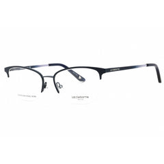 Liz Claiborne Women's Eyeglasses - Matte Blue Metal Cat Eye Half Rim | L466 0FLL 00