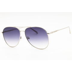 Longchamp Women's Sunglasses - Silver Metal Aviator Shape Full Rim Frame | LO139S 040
