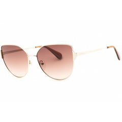 Max & Co. Women's Sunglasses - Gold Metal Cat Eye Shape Full Rim Frame | MO0082 32F