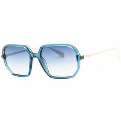 Max & Co. Women's Sunglasses - Shiny Turquoise Square Full Rim Frame | MO0087 87W