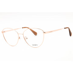 Max & Co. Women's Eyeglasses - Shiny Rose Gold Metal Cat Eye Full Rim | MO5006 028