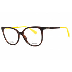 Max & Co. Women's Eyeglasses - Dark Havana Square Shape Full Rim Frame | MO5022 052