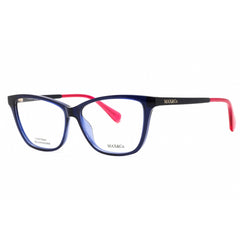 Max & Co. Women's Eyeglasses - Shiny Blue Cat Eye Shape Full Rim Frame | MO5038 090