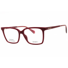 Max & Co. Women's Eyeglasses - Shiny Red Square Shape Full Rim Frame | MO5052 066