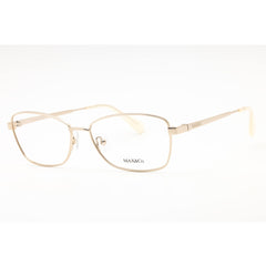 Max & Co. Women's Eyeglasses - Pale Gold Metal Cat Eye Full Rim Frame | MO5056 032