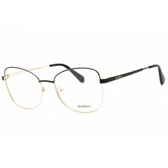 Max & Co. Women's Eyeglasses - Black/Other Metal Cat Eye Full Rim Frame | MO5091 005