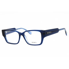 Max & Co. Women's Eyeglasses - Blue/Other Acetate Rectangular Full Rim | MO5095 092