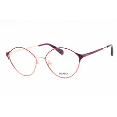 Max & Co. Women's Eyeglasses - Pink /Other Metal Oval Full Rim Frame | MO5119 074
