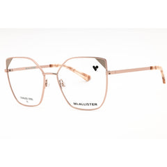 McAllister Women's Eyeglasses - Rose Gold Metal Cat Eye Full Rim Frame | MC4524 770