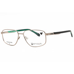 Spyder Men's Eyeglasses - Graphite Metal Rectangular 56mm Full Rim Frame | SP4033 033