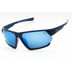 Timberland Men's Sunglasses - Shiny Blue Sport Wraparound Shape Frame | TB9309 90D