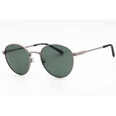 Timberland Men's Sunglasses - Shiny Gunmetal Metal Round Full Rim Frame | TB9315 08R