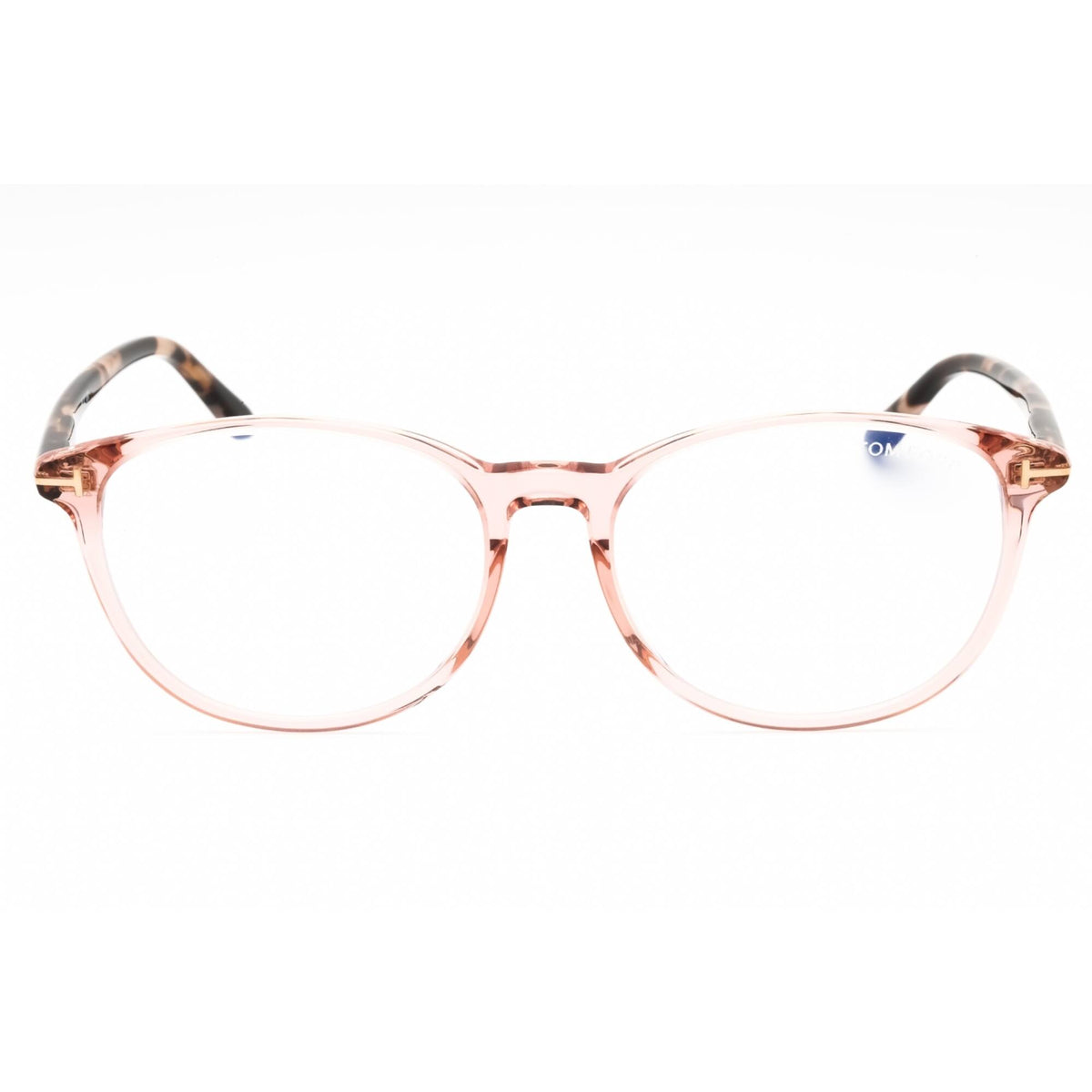 Tom Ford Women Eyeglasses Transparent Pink Cat Eye FT5826-B 072 NEW AUTHENTIC Eyeglasses Tom Ford FT 5826 -B 072 Shiny Transparent Rose  main image 2