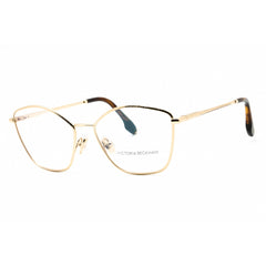 Victoria Beckham Women's Eyeglasses - Deep Gold Metal Cat Eye Full Rim | VB2122 719