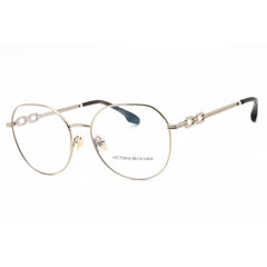 Victoria Beckham Women's Eyeglasses - Silver Metal Geometric Full Rim | VB2129 040