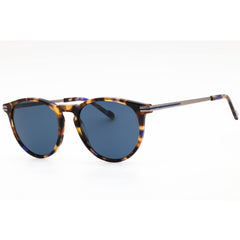 Zeiss Men's Sunglasses - Brown Blue Tortoise Acetate Oval Shape Frame | ZS23713S 220