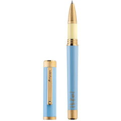 Montegrappa Rollerball Pen - Ken The Movie Icon Powder Blue Resin Barrel | ISZEBRAB_2