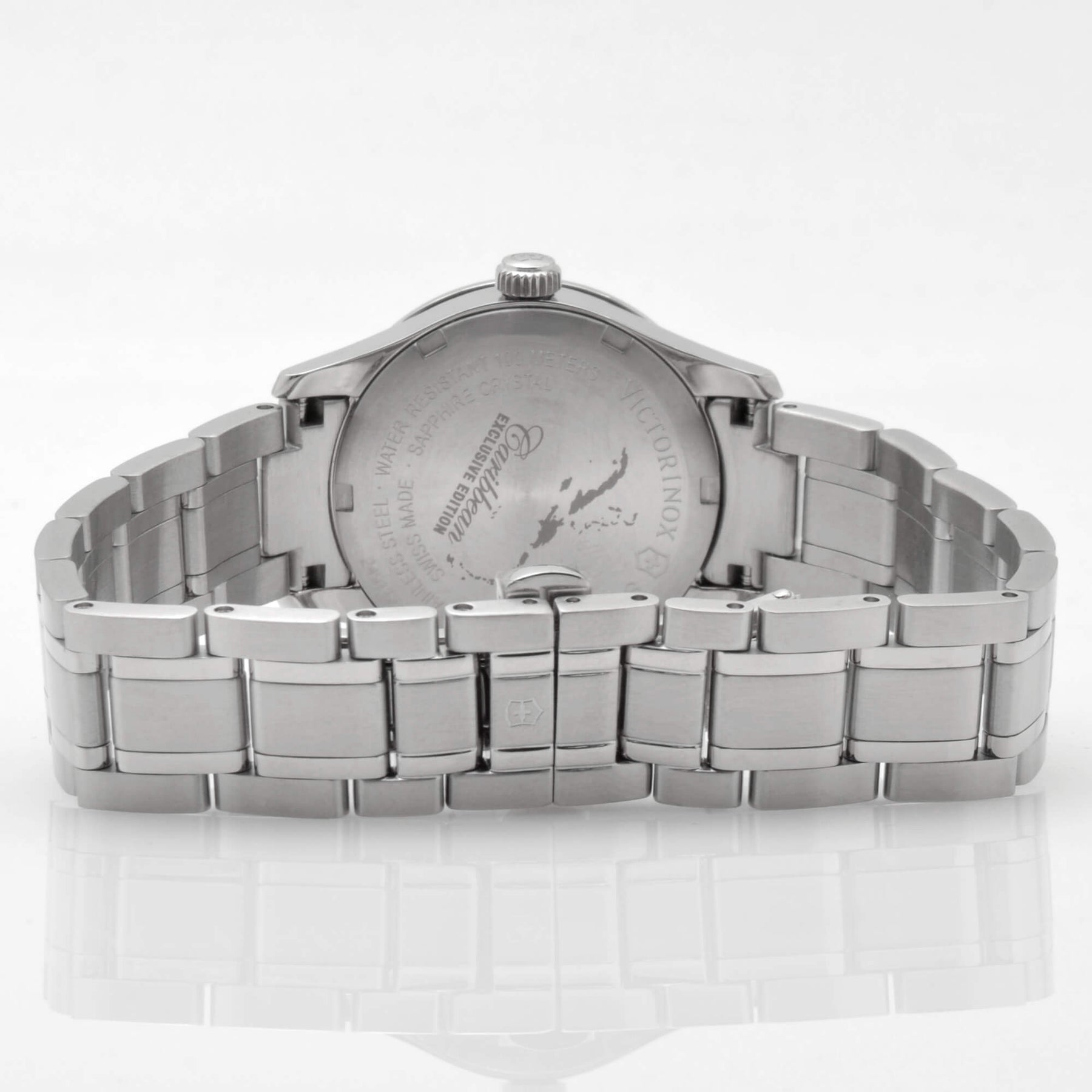 SW19 6am 3pm 2本セット Victorinox Swiss Army Women's Watch - Alliance Caribbean Blue Dial Bra