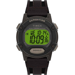 Timex Men's Watch - Expedition Digital Dial Grey Resin Case Black Strap | TW4B24500