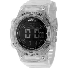 Invicta Men's Watch - Invicta Racing Black Digital Dial White Rubber Strap | 49041