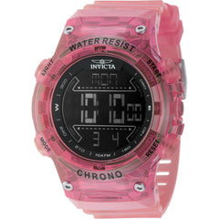 Invicta Men's Watch - Invicta Racing Black Digital Dial Pink Rubber Strap | 49047