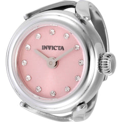 Invicta Women's Watch - Mini Angel Quartz Pink Dial Stainless Steel Band | 49072