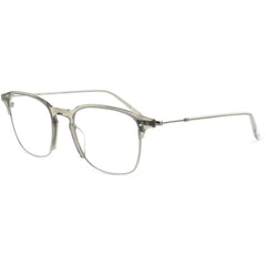 1880 Morel Men's Eyeglasses - Grey Metal Square Half Rim Frame Demo Lens | 60096M GG05