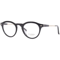 1880 Morel Men's Eyeglasses - Black Acetate Round Shape Full Rim Frame | 60123M ND01