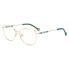 Carolina Herrera Women's Eyeglasses - Gold Green Metal Butterfly Frame | CH 0039 0PEF