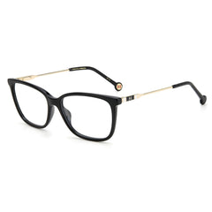 Carolina Herrera Women's Eyeglasses - Black Metal/Plastic Square Frame | CH 0072 0807