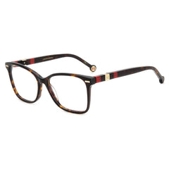 Carolina Herrera Women's Eyeglasses - Havana Red Cat Eye Full Rim | HER 0108 0O63