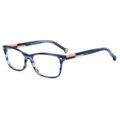 Carolina Herrera Women's Eyeglasses - Blue Horn Acetate Cat Eye Frame | HER 0160 038I