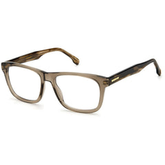 Carrera Unisex Eyeglasses - Beige Plastic Square Full Rim Frame Demo Lens | 249 010A