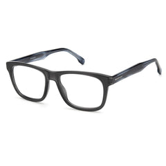 Carrera Unisex Eyeglasses - Grey Plastic Square Full Rim Frame Demo Lens | 249 0KB7