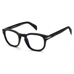 David Beckham Men's Eyeglasses - Black Plastic Square Full Rim Frame | DB 7050/BB 807