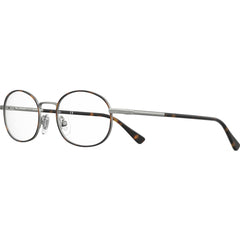 Elasta Men's Eyeglasses - Havana Grey Metal Full Rim Frame Demo Lens | E 7247 0AB8