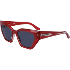 Karl Lagerfeld Women's Sunglasses - Red Plastic Cat Eye Full Rim Frame | KL6145S 600