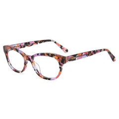 Kate Spade Women's Eyeglasses - Havana Multicolor Plastic Oval Frame | Zelda 08XS