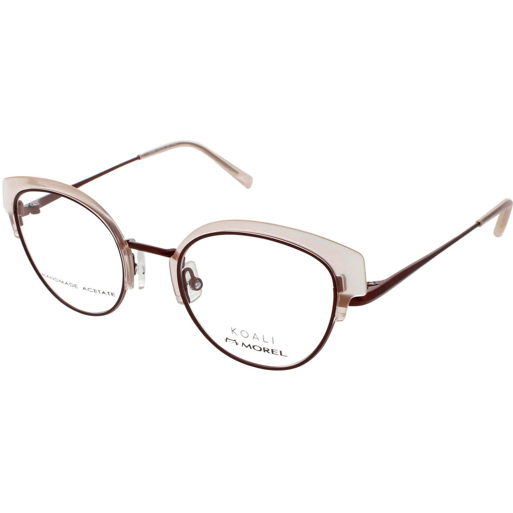 Koali Morel Women's Eyeglasses Crystal/Brown Cat Eye Frame Camelia