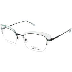 Koali Morel Women's Eyeglasses - Blue/Black Cat Eye Half Rim | Camelia 20071K BN23