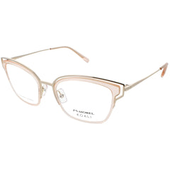 Koali Morel Women's Eyeglasses - Crystal/Gold Metal Cat Eye Frame | Canna 20083K PD12
