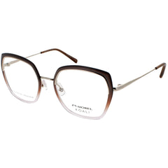 Koali Morel Women's Eyeglasses - Brown/Yellow Full Rim Frame | Liliana 20096K MD03