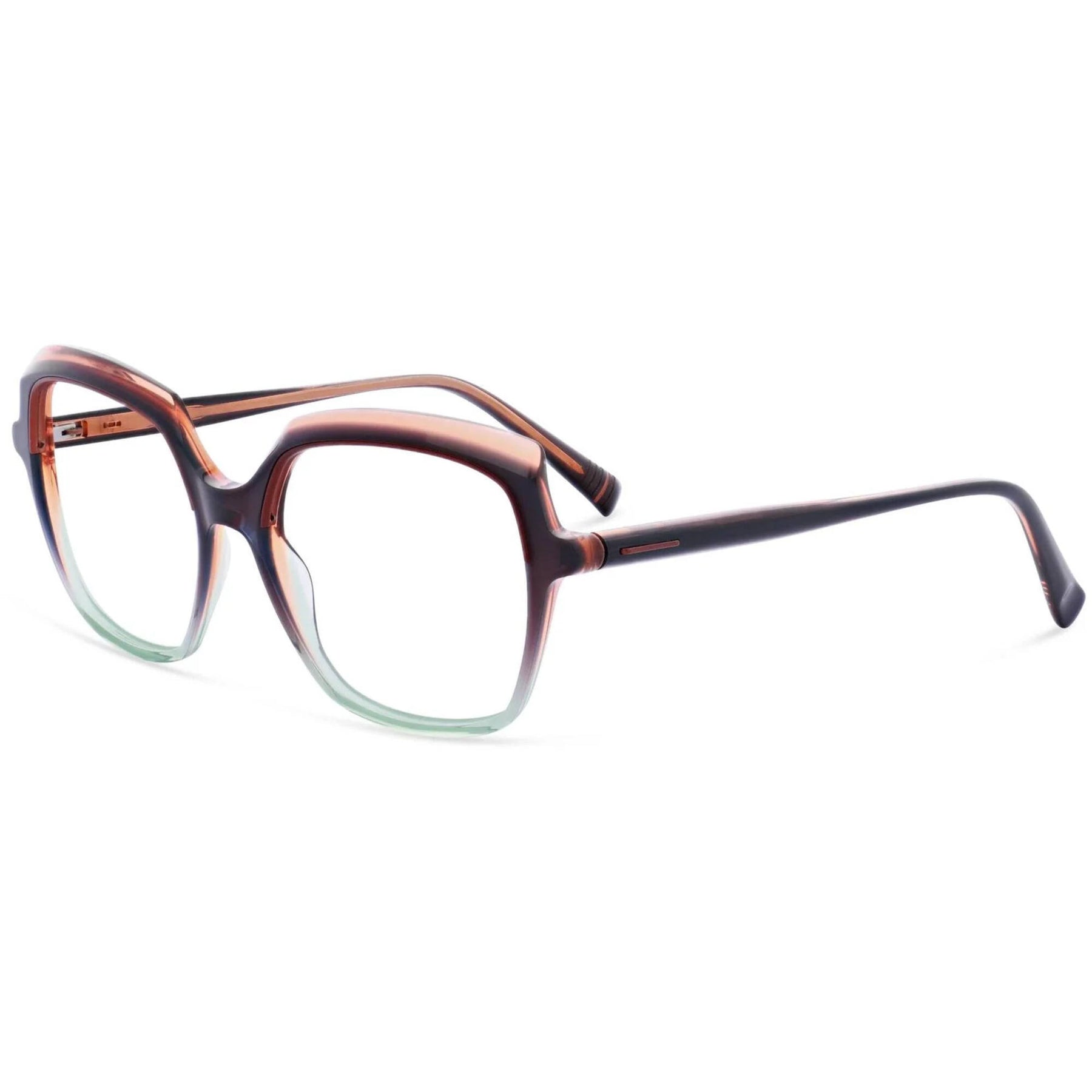 Koali Morel Women's Eyeglasses Violet/Orange Acetate Frame Alysse