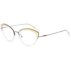 Lightec Morel Women's Eyeglasses - Brown Acetate Cat Eye | Omicron 26 30184L MM09